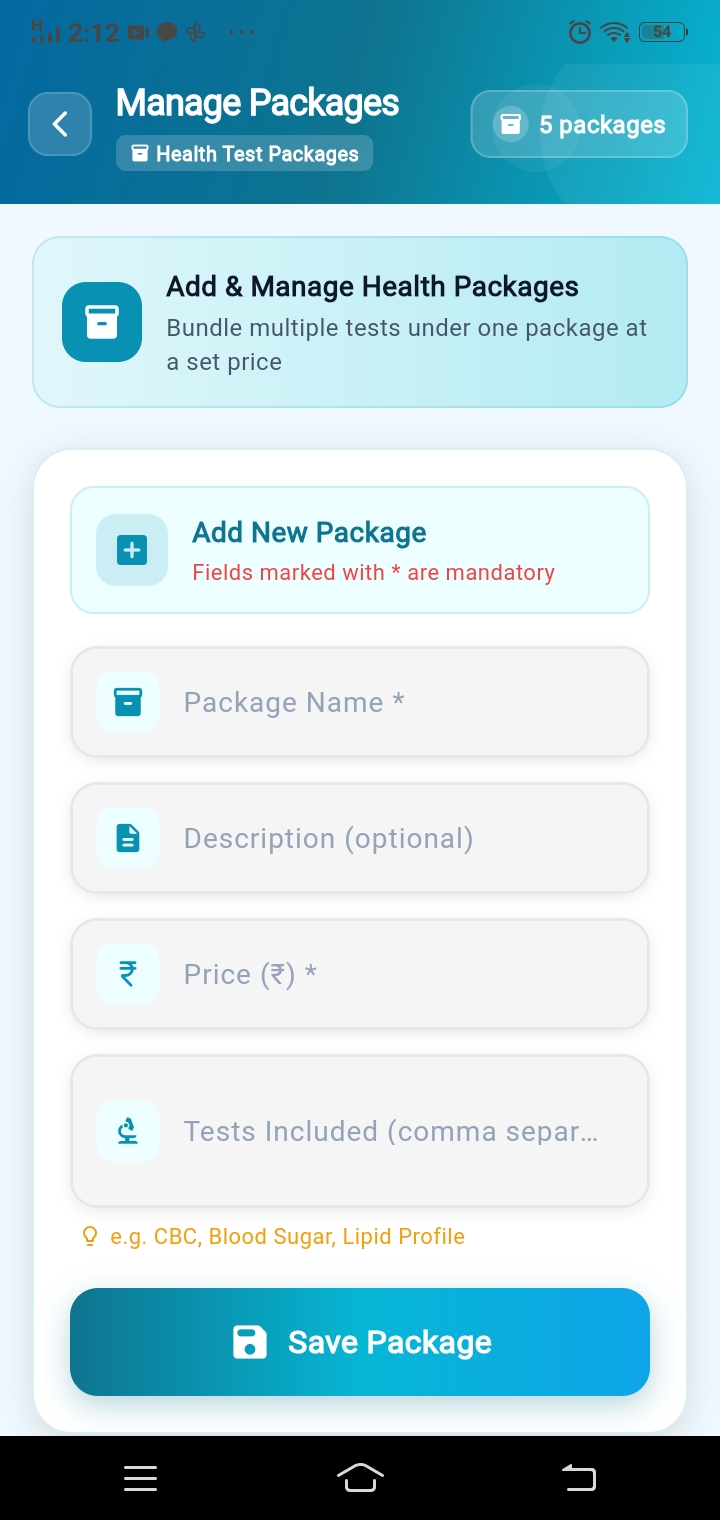 ClinicX Mobile App