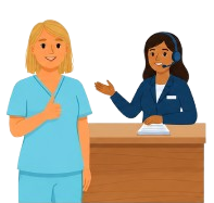 Doctor with tablet